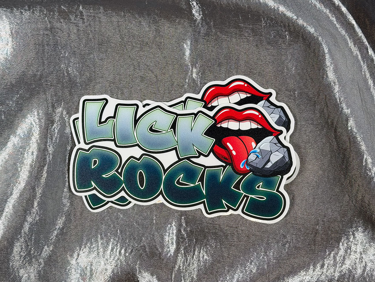 Lick Rocks UV Printed Vinyl Sticker