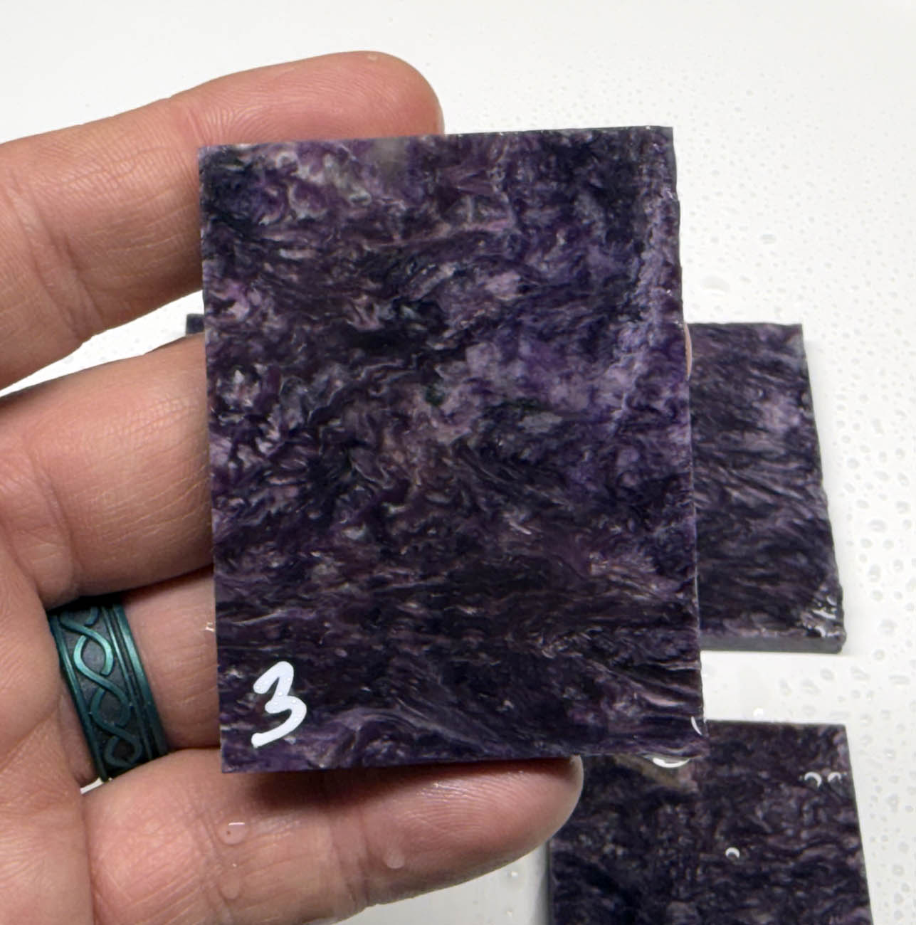 Charoite AAA Gem Grade Russian Purple Jewelry Slabs CS3