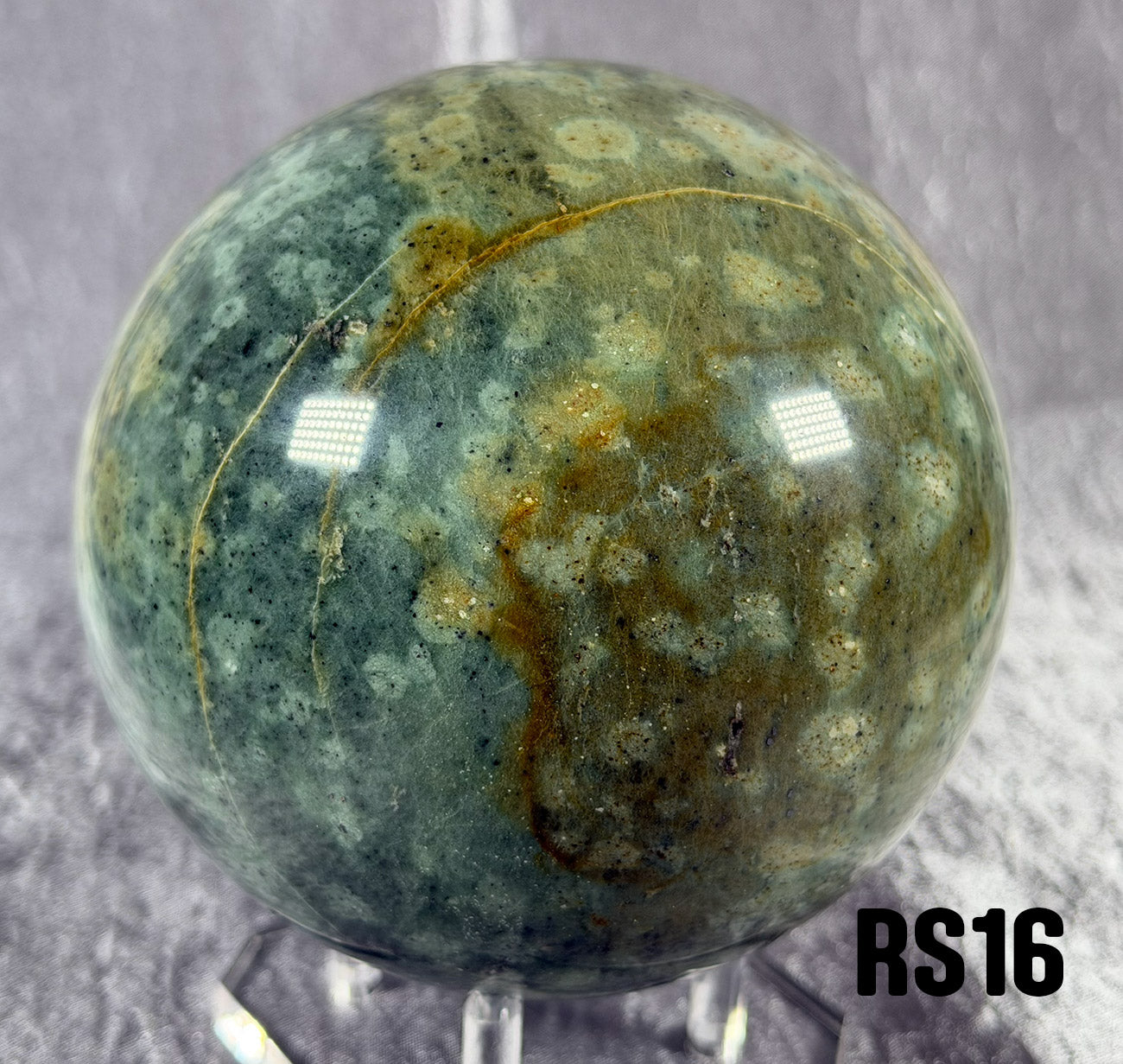 RS16 Rogue Spheres No.16 - 4" Antigorite Bowenite Sphere