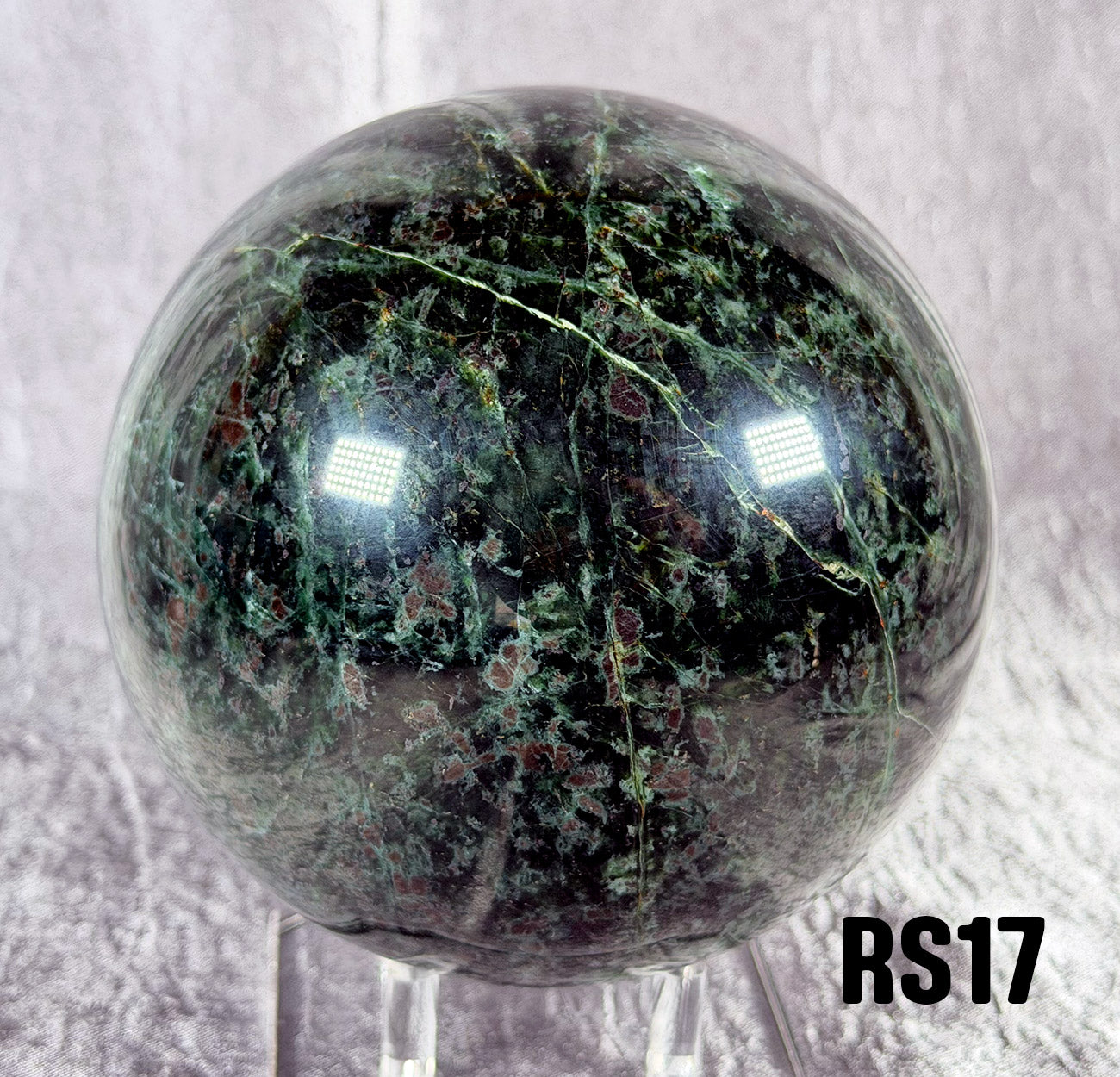 RS17 Rogue Spheres No.17 - 4" Antigorite Bowenite Sphere