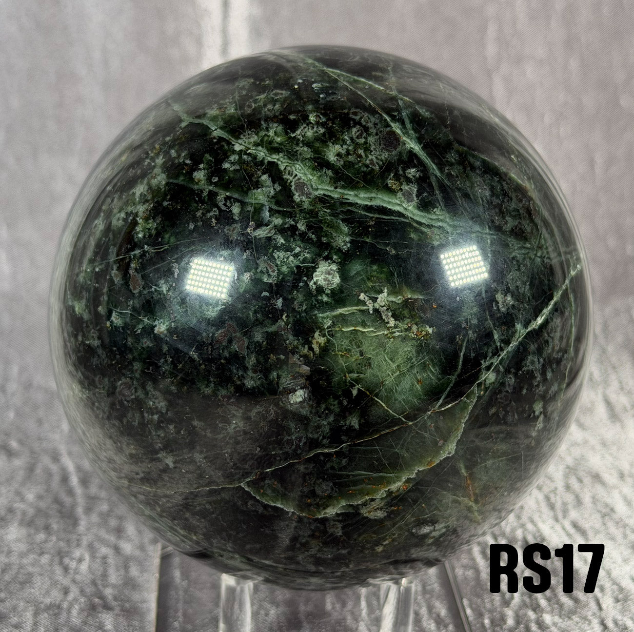 RS17 Rogue Spheres No.17 - 4" Antigorite Bowenite Sphere