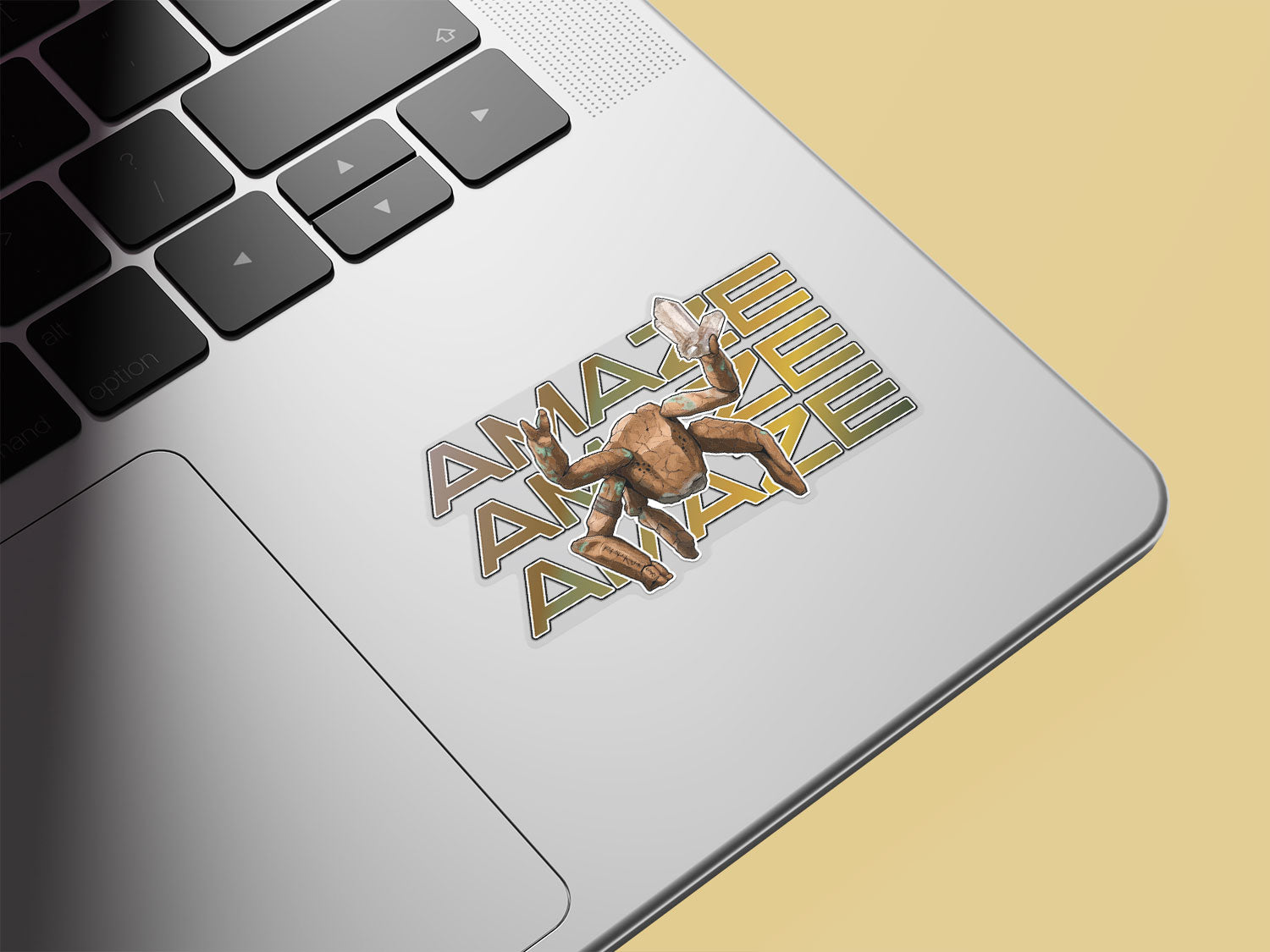 Amaze Amaze Amaze Crystal UV Printed Vinyl Sticker