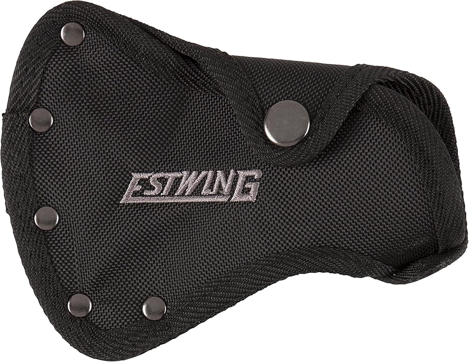 ESTWING Camper's Axe - 14" Black Hatchet with Tent Stake Puller & Shock Reduction Grip - EB-25A