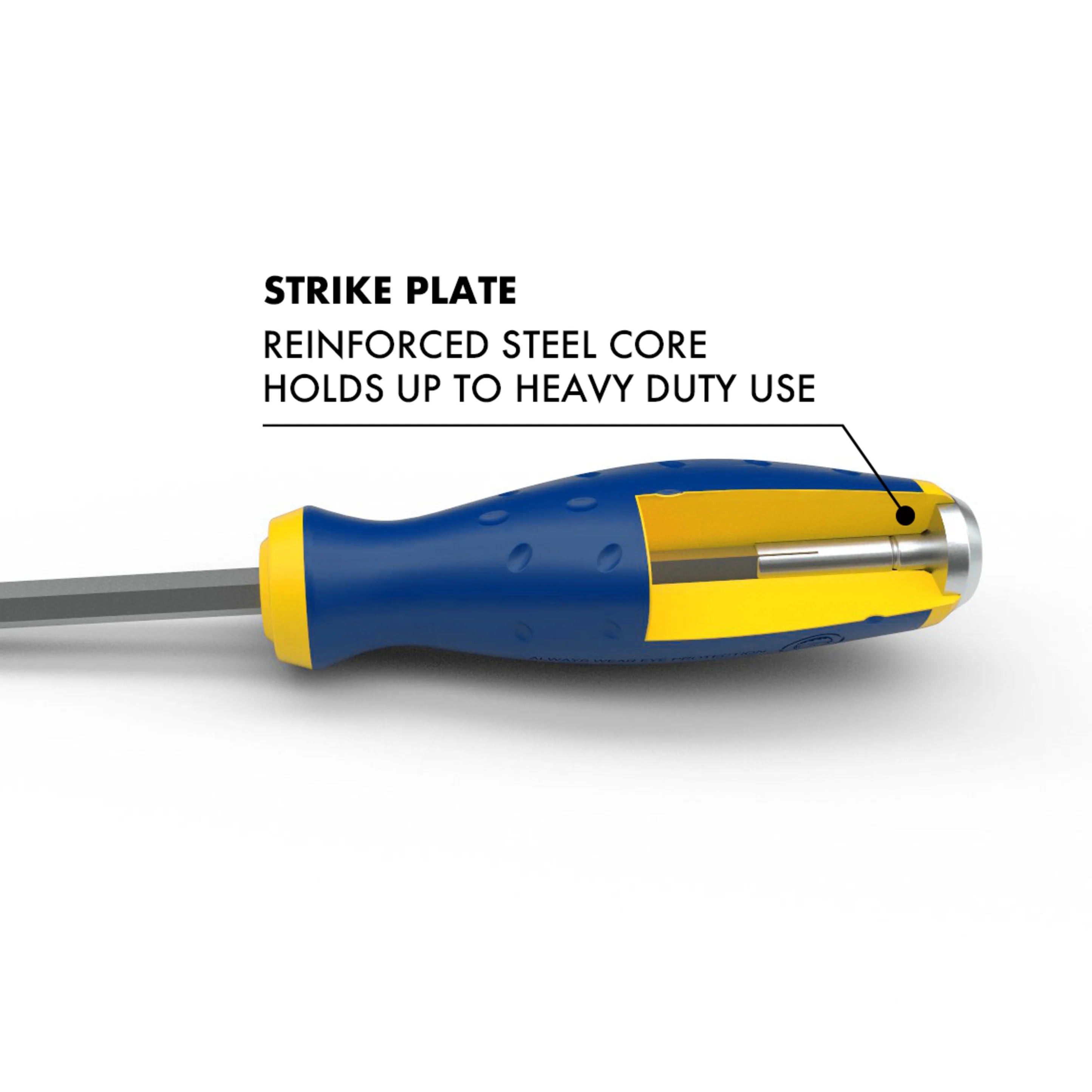 5/16-Inch x 6-Inch Slotted Heavy Duty Hex Shaft Demolition Screwdriver