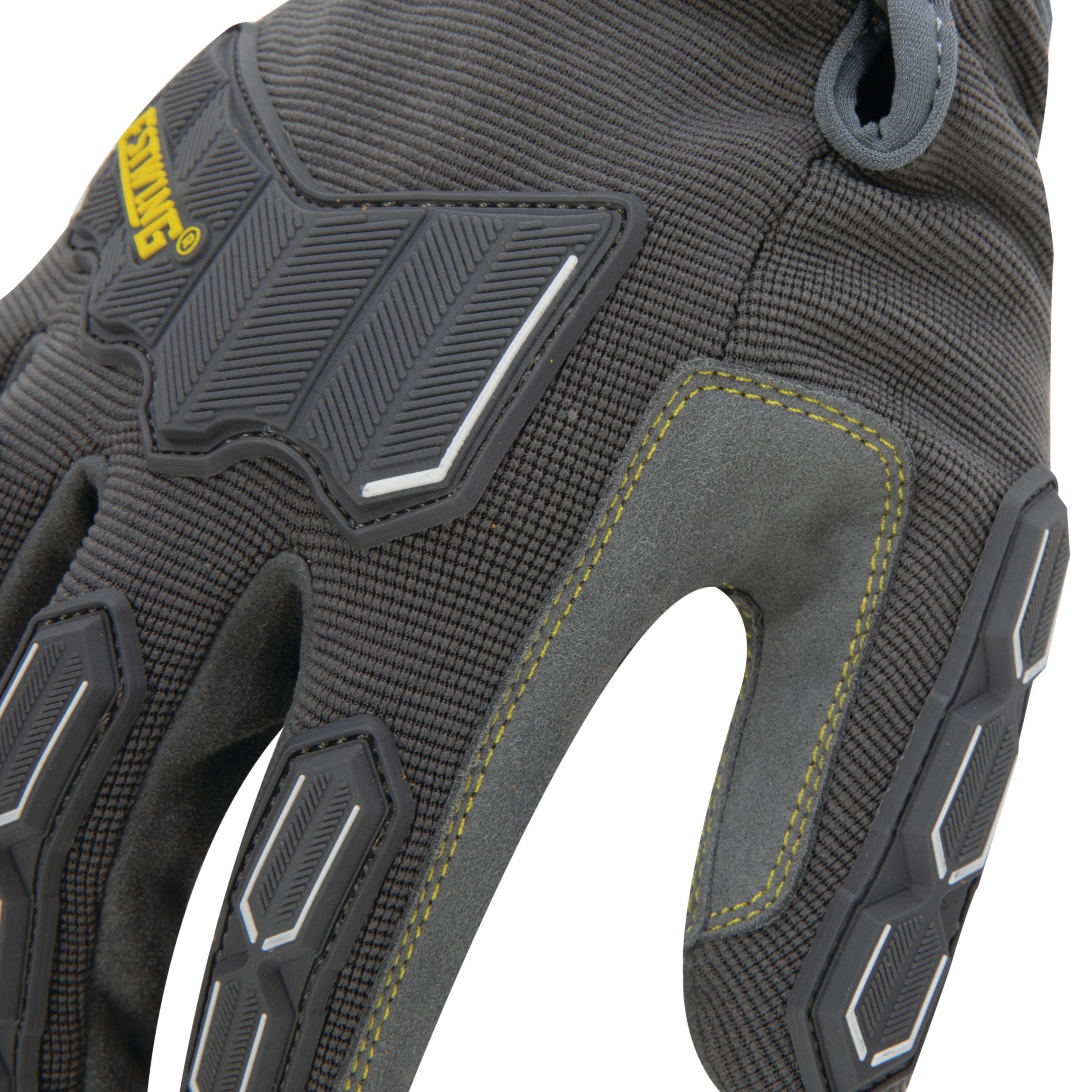 Estwing Impact Resistant Synthetic Leather Palm Work Glove - Gray