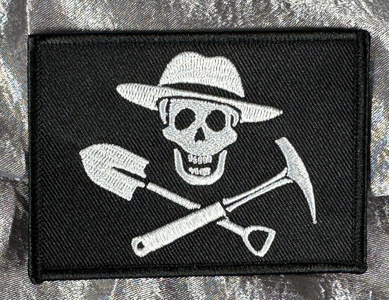 Jolly Rockhound Embroidered Iron-On Patch