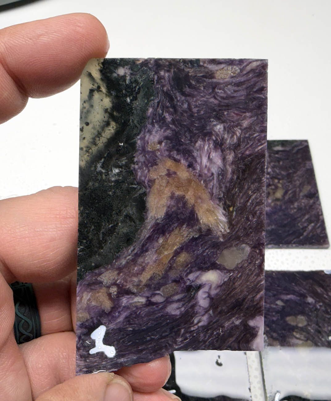 Charoite AA Grade Russian Purple Slabs 4mm Thick CS1