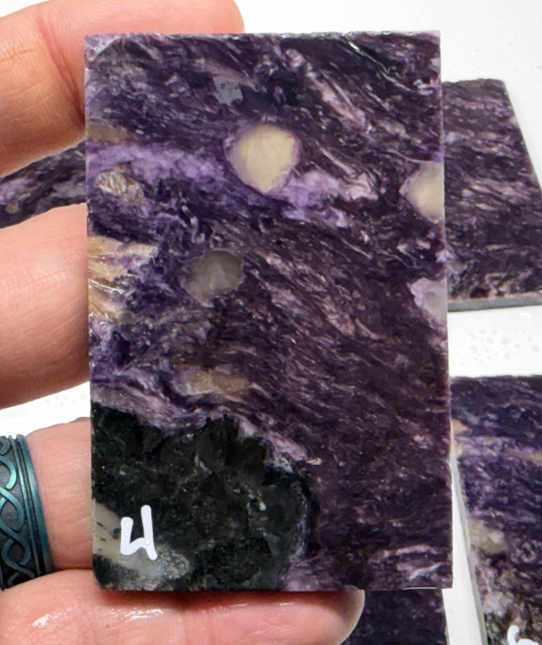 Charoite AA Grade Russian Purple Slabs CS2