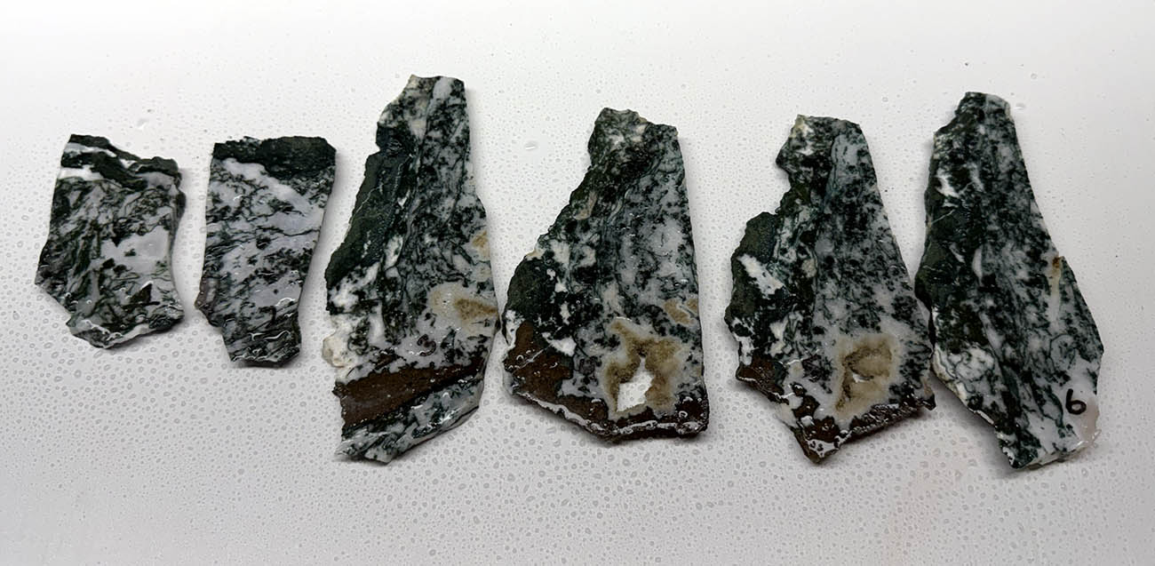 Medfordite Select Grade Green Moss Slabs MD1