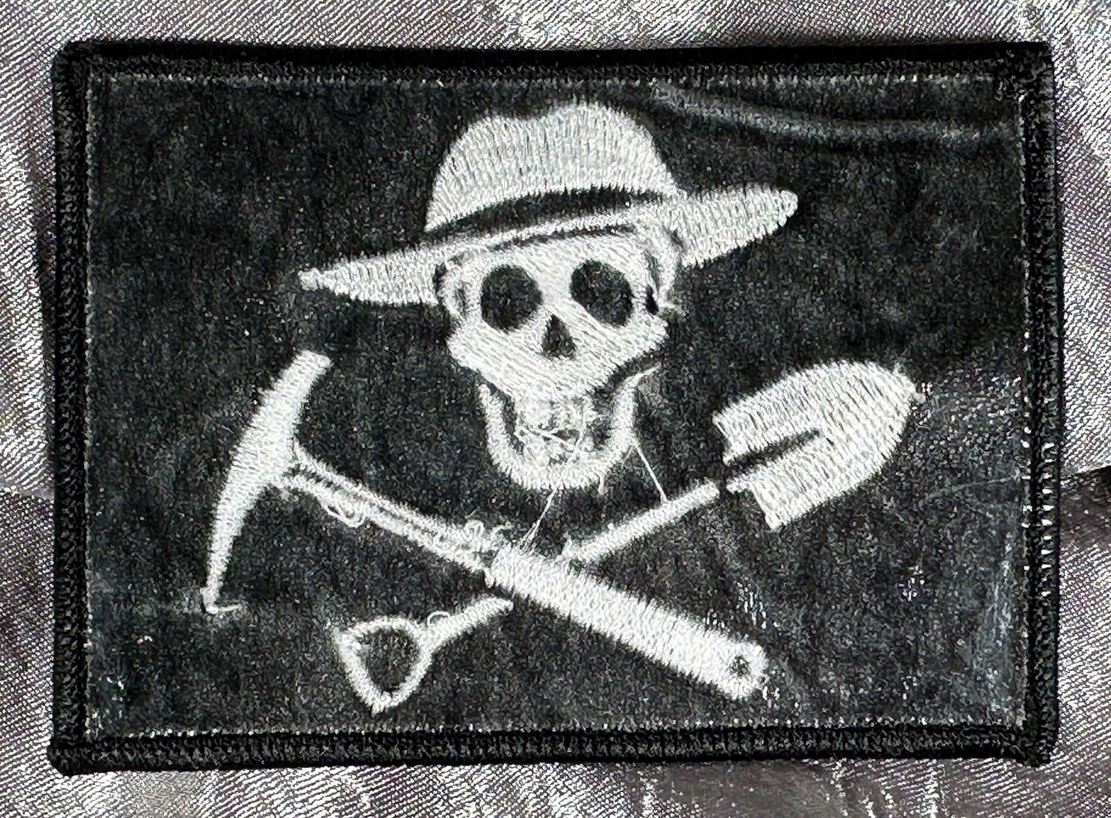 Jolly Rockhound Embroidered Iron-On Patch
