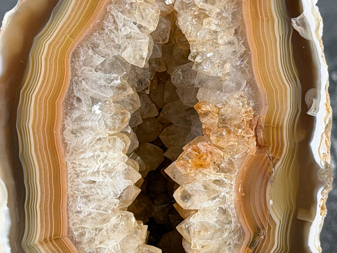 Rare Moctezuma Geode Cut and Polished Agate