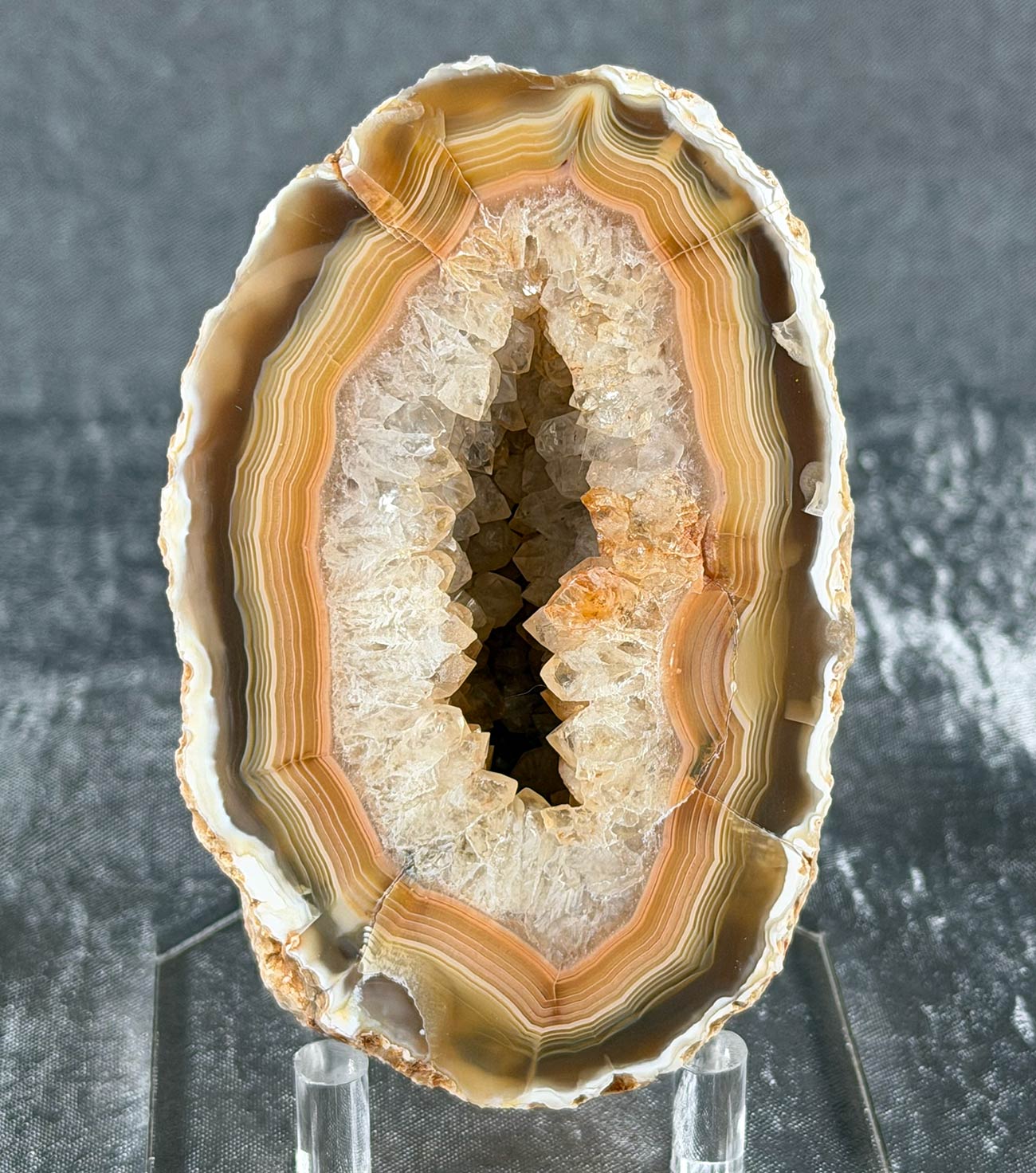 Rare Moctezuma Geode Cut and Polished Agate