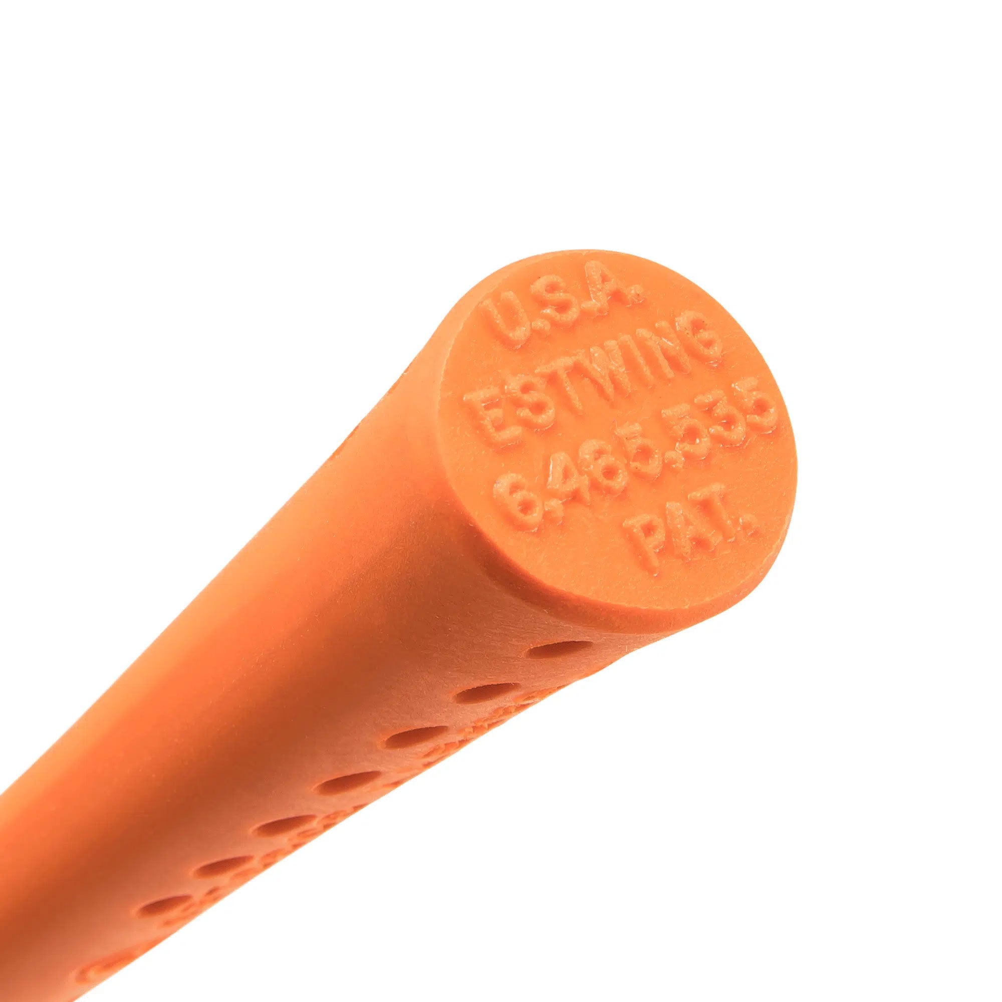 Rock Pick Orange Handle- 14 oz Geology Hammer with Pointed Tip & Shock Reduction Grip - Estwing - EO-14P