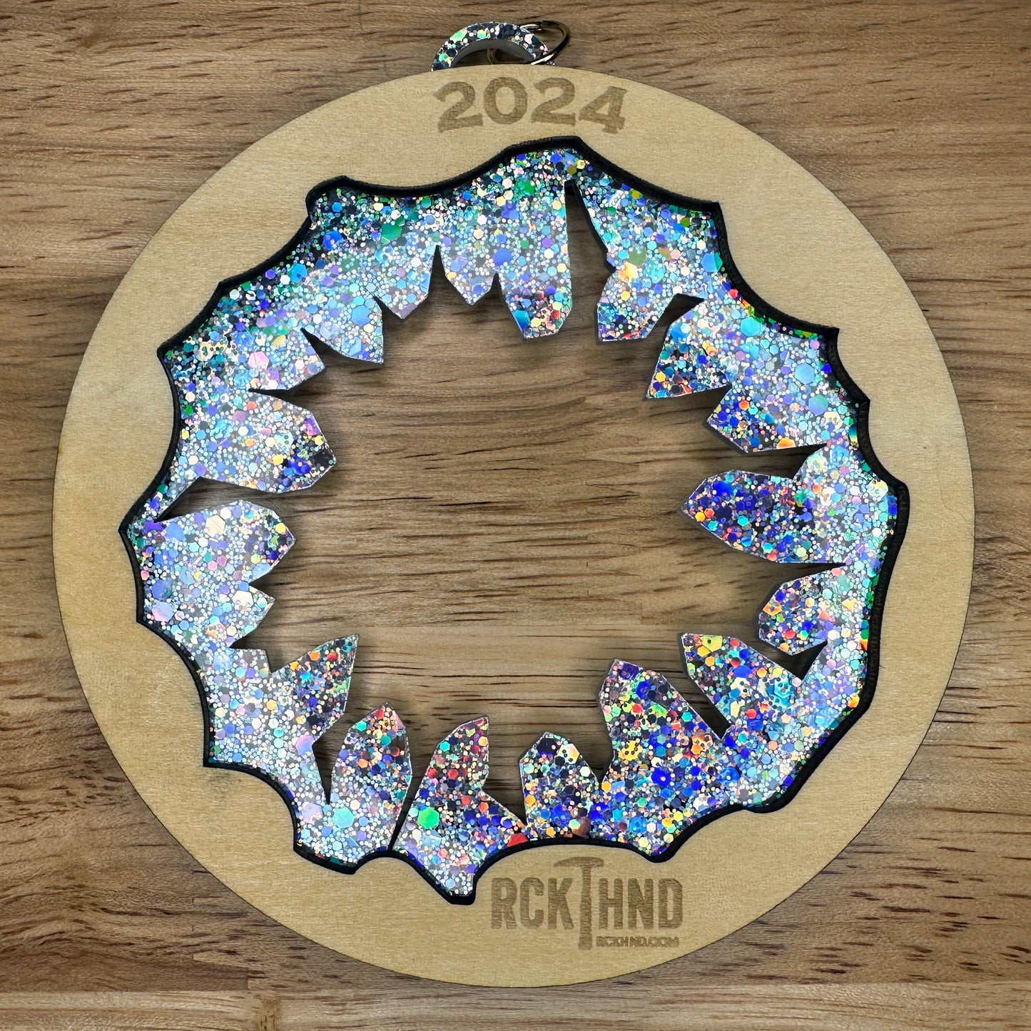 2024 Crystal Geode Christmas Ornament