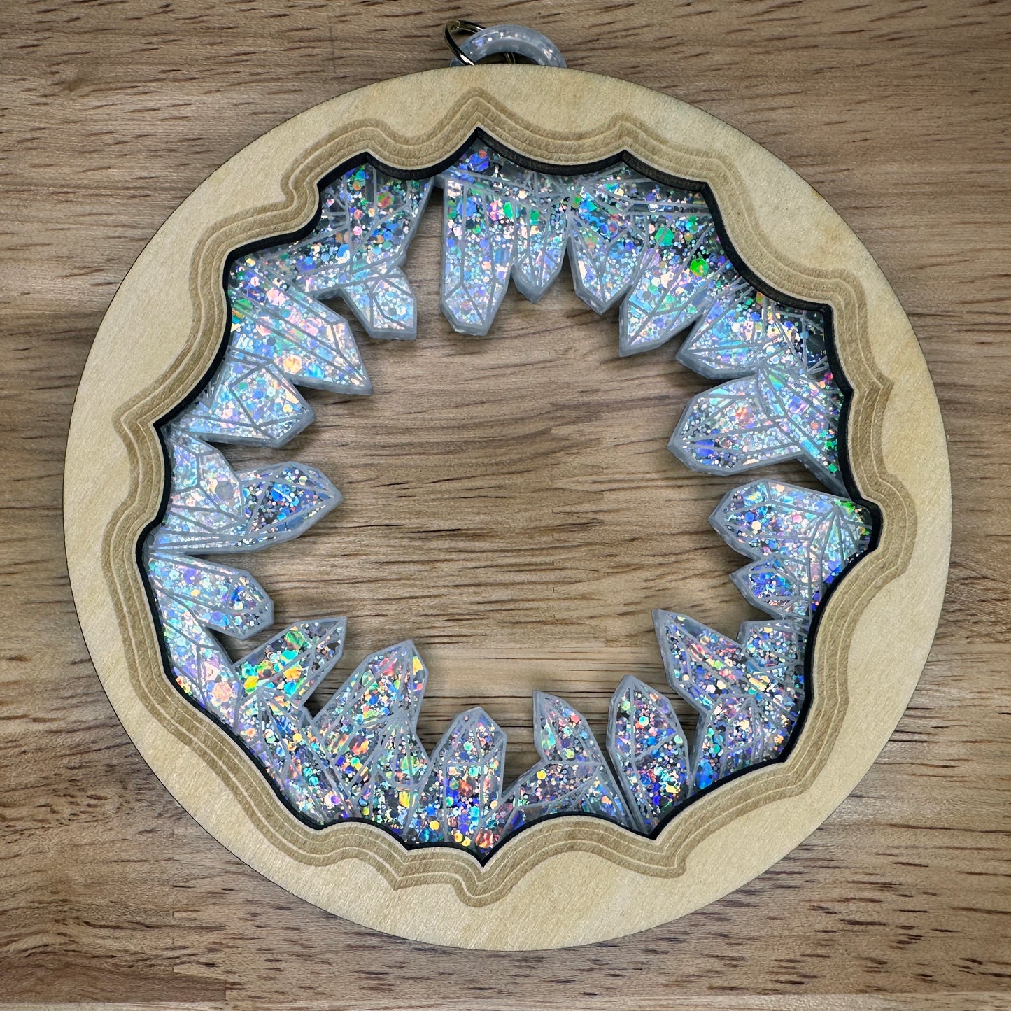 2024 Crystal Geode Christmas Ornament