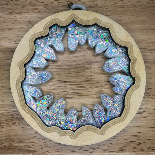 2024 Crystal Geode Christmas Ornament