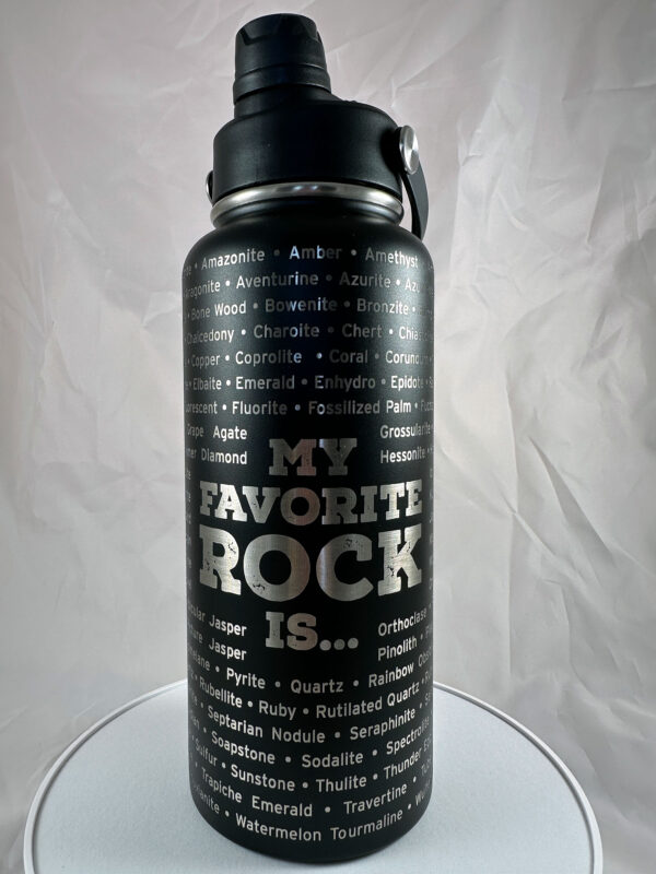 My Favorite Rock Is... 32oz Hydro Water Bottle