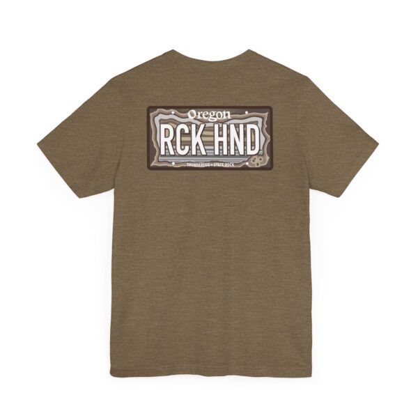 Oregon RCK HND Thunderegg State Rock License Plate Shirt - Image 16