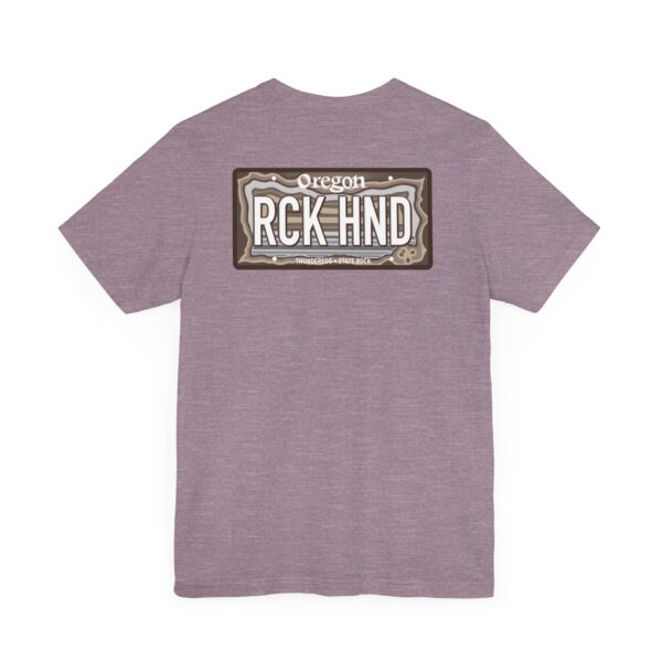 Oregon RCK HND Thunderegg State Rock License Plate Shirt - Image 41