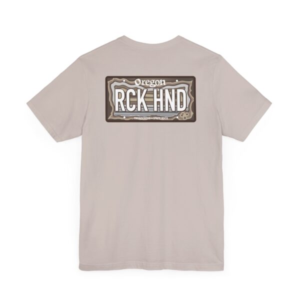Oregon RCK HND Thunderegg State Rock License Plate Shirt - Image 30