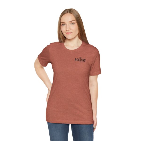 Oregon RCK HND Thunderegg State Rock License Plate Shirt - Image 4