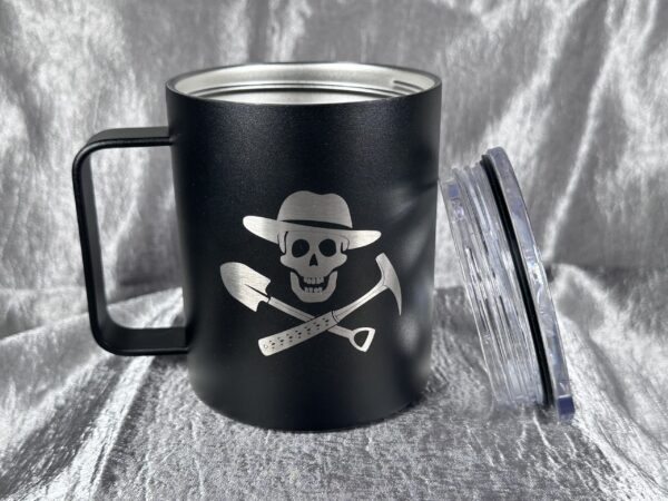Jolly Rockhound 12oz Stainless Steel Camper Coffee Mug - Image 3