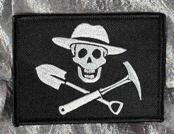 Jolly Rockhound Embroidered Iron-On Patch - Image 2